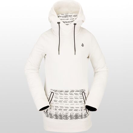 Pull à Capuche Volcom Spring Shred Hoody Pour Femme - Gris - Taille Unique