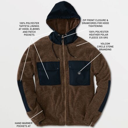 Volcom Yzzolater Lined Zip Jacket - Men's - Clothing