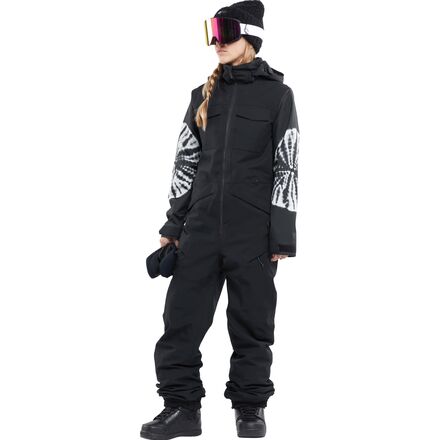 スノーボード VOLCOM Womens Shiloh  Suit - Black Volcom Shiloh Snow Suit - Women's - Clothing