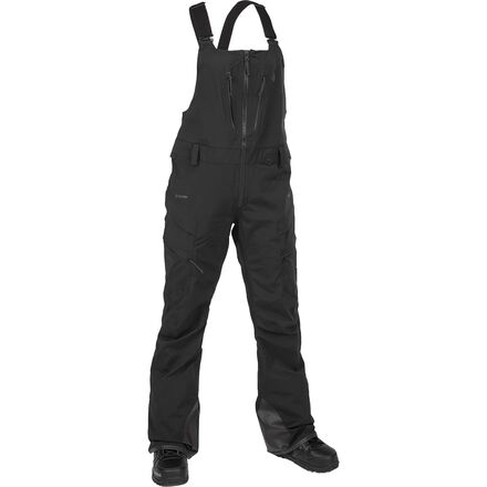 未使用Volcom Vs 3L Stretch Gore Bib Overall Elm Stretch Gore-Tex Bib Overall - BLACK - Women - Volcom EU