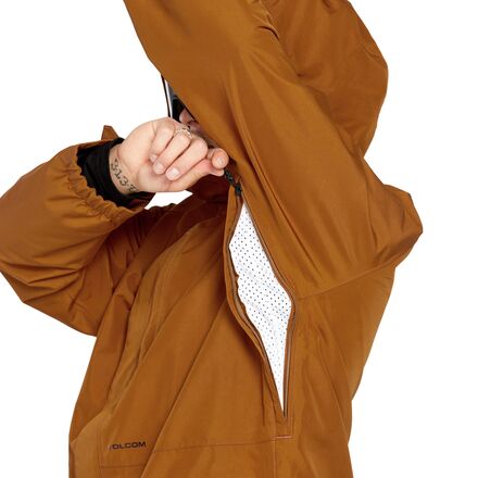 VOLCOM DUA GORE-TEX CARAMEL 上下　3/14迄 Dua Insulated Gore-Tex Jacket - Caramel | Volcom Europe