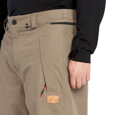 スノーボード VOLCOM Longo Gore-Tex Pants - Khakiest Longo Gore-Tex Trousers - KHAKIEST - Men - Volcom EU