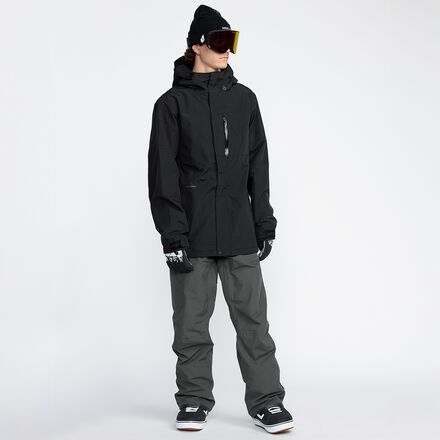 スノーボード VOLCOM L GORE-TEX JACKET&PANT (Black) Volcom L GORE-TEX Jacket - Men's - Clothing