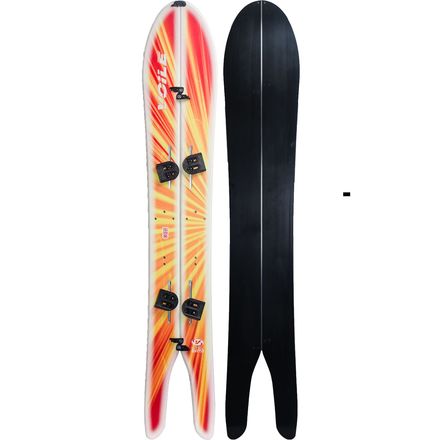 split tail snowboard