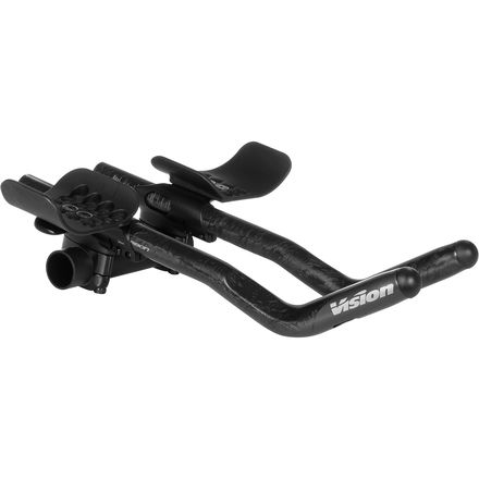 Vision Trimax Carbon Clip-On J-Bend Aerobars - Bike