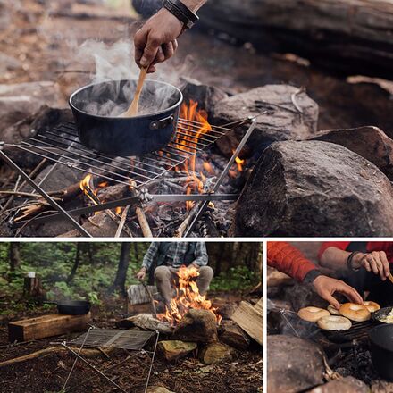 Wolf and Grizzly Grill M1 Edition + Fire Set - Hike & Camp
