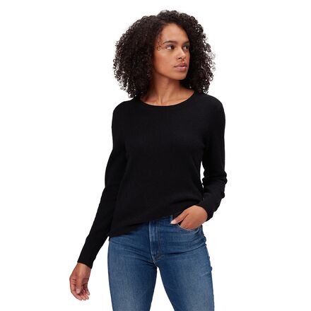 White + Warren Cashmere Long-Sleeve Classic Crew Neck Sweater - Women's -  Clothing