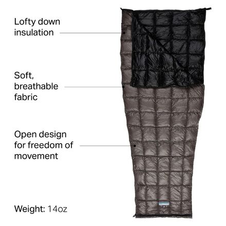 Western Mountaineering Everlite Sleeping Bag: 45F Down