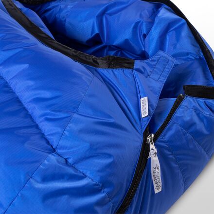 Western Mountaineering Antelope Gore INFINIUM Sleeping Bag Right Zip Royal Blue/Black 6 ft 6in 66ANTGIRZ