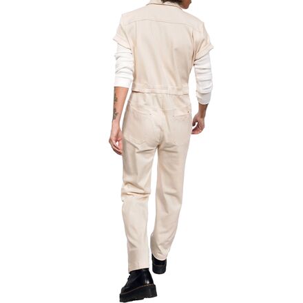 Wildfang The Essential Short-Sleeve Denim High Waisted Coverall