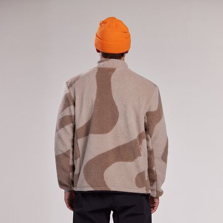 WHITESPACE Cinchable Sherpa Fleece Zip-Up - Men's - Clothing