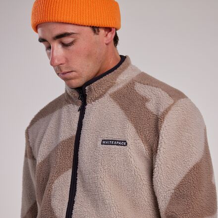 WHITESPACE Cinchable Sherpa Fleece Zip-Up - Men's - Clothing