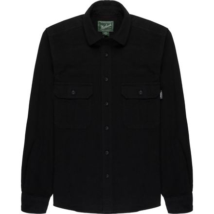VINTAGE 米国製WOOLRICH chamoisシャツDEAD STOCK Vintage Woolrich Chamois Flannel Shirt: Ballyhoovintage.com