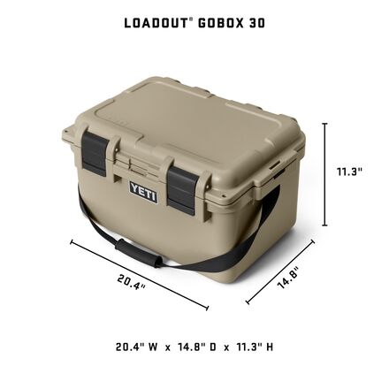 YETI Loadout Gobox 30 Tan タン YETI Loadout Gobox 30 - Tan | P.C. Richard & Son