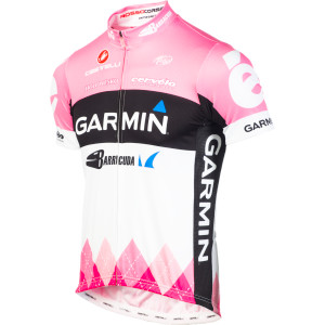 Castelli Garmin Maglia Rosa Team Short Sleeve Jersey - Bike