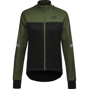 Gore Phantom Jacket - Black/Green, Women's - Medium
