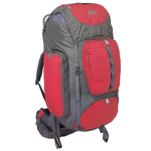 kelty 5500 external frame pack Trekker 65L Pack, Garnet Red belt stabilizer straps Kelty Cache Hauler Freighter Frame