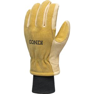 Kinco Lined Heavy-Duty PG Suede Pigskin Ski Glove Omni-Cuff