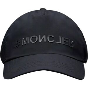 MONCLER ブラック レザーキャップ Moncler Genius Moncler Alicia Keys Black Cap Moncler Genius