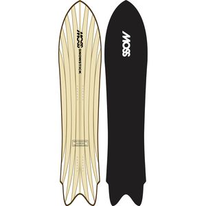 Moss Snowstick Wing Swallow Fish Bone Snowstick - Snowboard