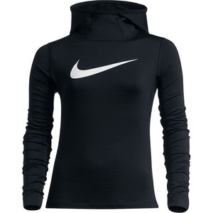 nike women's pro hyperwarm engineered print hoodie