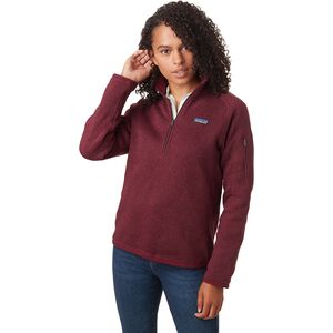 red patagonia pullover