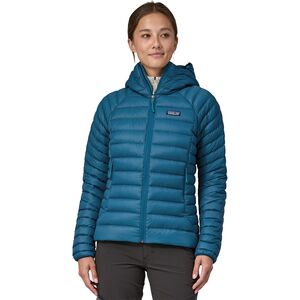 Patagonia women's down 2025 sweater hoody pura purple