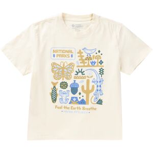 売れ筋商品|||パークスプロジェクト カットソー トップス レディース National Parks Collage Boxy Long-Sleeve T-Shirt - Women's Mushroom Grey Parks Project National Parks Collage Boxy Long-Sleeve T