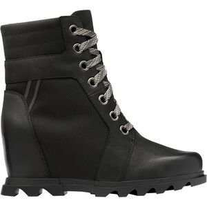 black sorel wedge