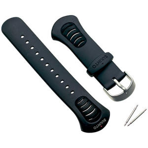 Ersatzarmband Für Suunto Observer SR X6HRM – Schwarzes Gummiband Mit Metallschließe, Inkl. Werkzeug, Für Handgelenk 12,7–22,8 Cm