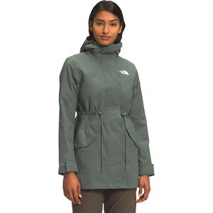 north face belted rain jacket