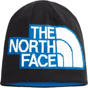 The North Face Reversible Highline Beanie: Black / Hero Blue