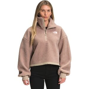 North face womens sherpa pullover discount
