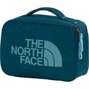 The North Face Base Camp Voyager Toiletry Kit Midnight Petrol Algae Blue