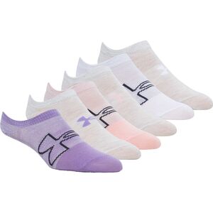 Under Armour Essential 2.0 No Show Sock - 6-Pack - Girls'