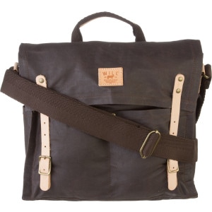 Will Leather Goods Wax Coated Canvas Shoulder Messenger Bag