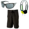 Whiskey Militia Combo Volcom Hamachi Mod Boardshort Skullcandy Icon Headphone Electric K O Sunglasses